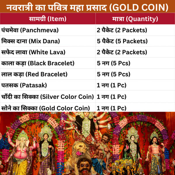 नवरात्री का पवित्र महा प्रसाद का आशीर्वाद पाए अपने घर पे ! नवरात्री स्पेशल - Image 3